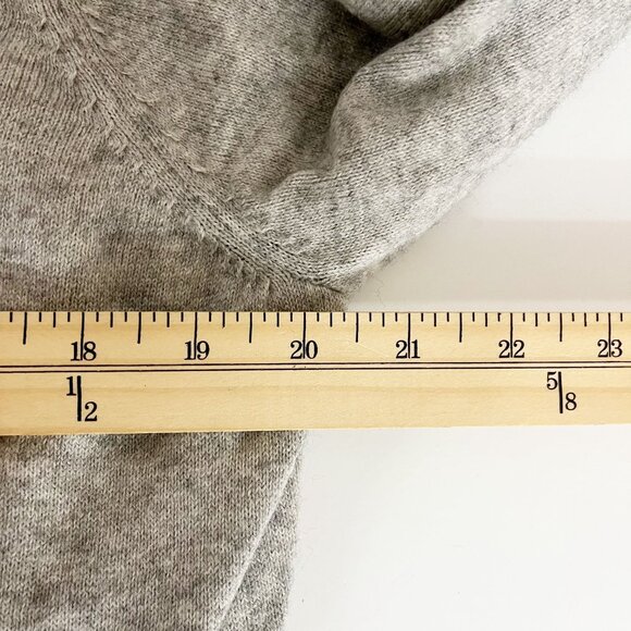 Vineyard Vines Quarter Zip Pullover Sweater Gray Wool Cashmere Men's Size Large - Picture 6 of 7